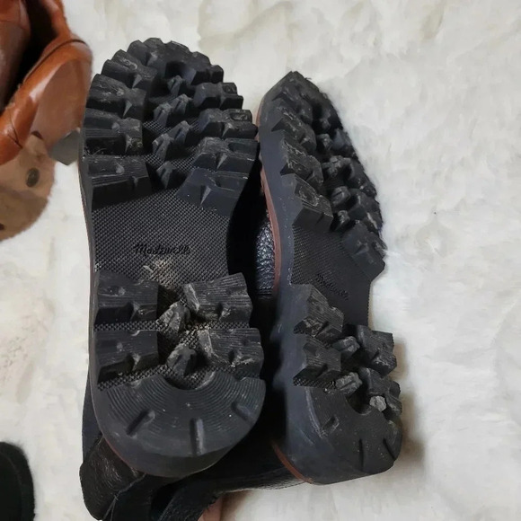 MADEWELL The Citywalk Lugsole Chelsea Boot In Leather Black Size 6 - Picture 6 of 11